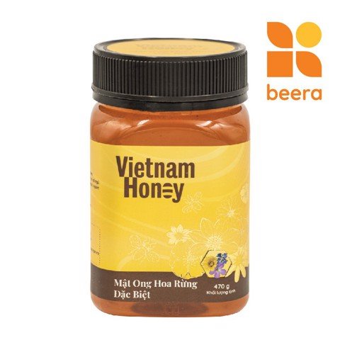 Combo 3 Mật Ong hoa rừng đặc biệt 470g-Vietnamhoney Beera (3 x470gram)