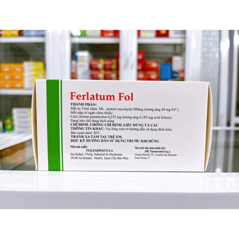 ✅ Dung dịch bổ sung sắt FERLATUM FOL