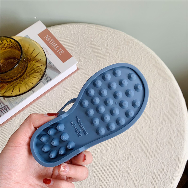Giày sandal đế mềm chống trượt bằng cao su thời trang mùa hè cho bé gái