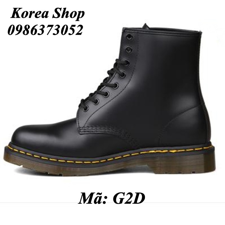 Giày Dr Martens Cao Cổ Nam Da Bò Cao Cấp Mã G2D ảnh thật cuối | BigBuy360 - bigbuy360.vn
