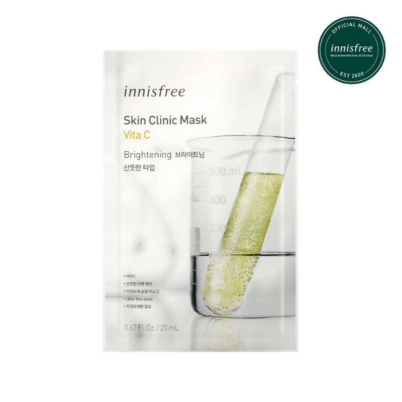 mặt nạ Vitamin C innisfree Skin Clinic Mask – Vita C 20ml