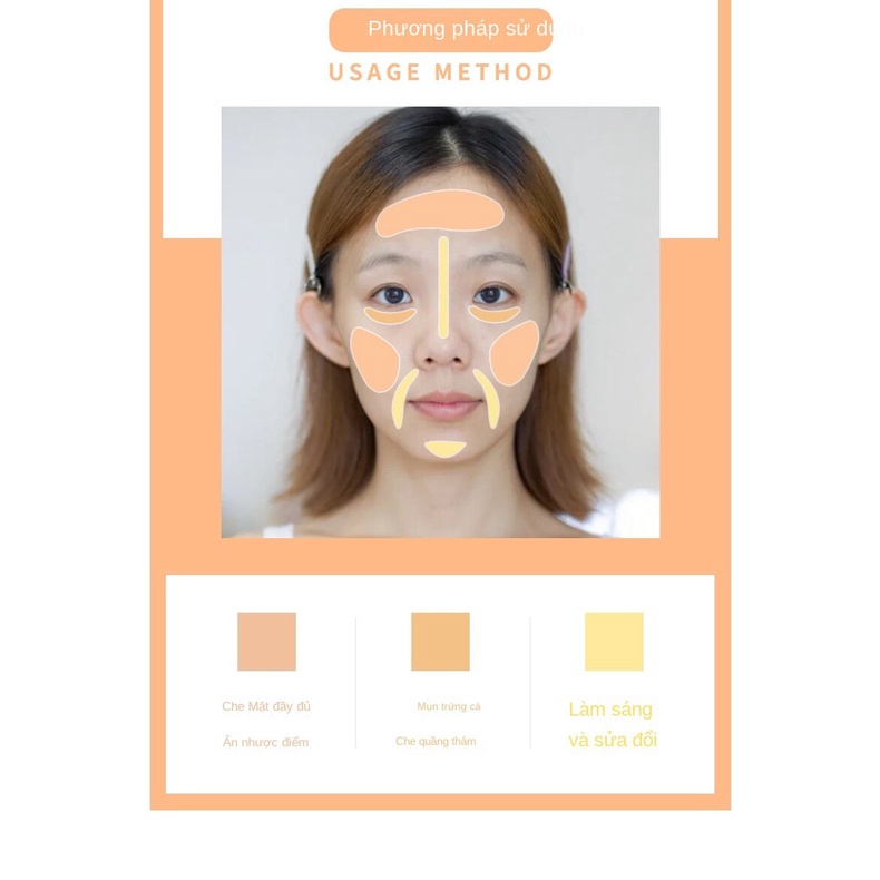 [Hàng mới về] Kem che khuyết điểm XIXI làm sáng da tự nhiên dành cho trang điểm | BigBuy360 - bigbuy360.vn