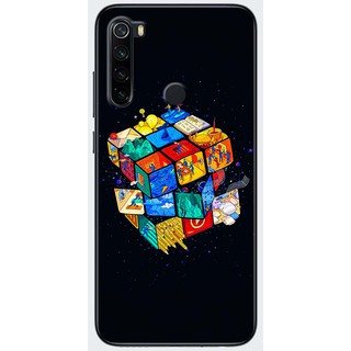 Ốp lưng Xiaomi Redmi Note 8, Redmi Note 8 Pro in hình Rubik