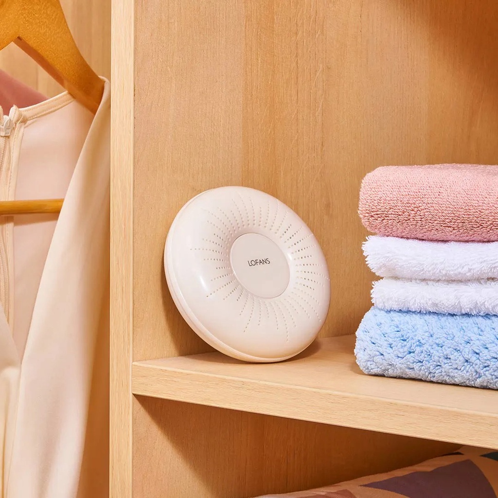 Máy khử mùi tủ lạnh Lofans B3, Máy tiệt trùng khử mùi thực phẩm tủ lạnh, thiết kế nhỏ gọn, dung lượng pin 2600mAh