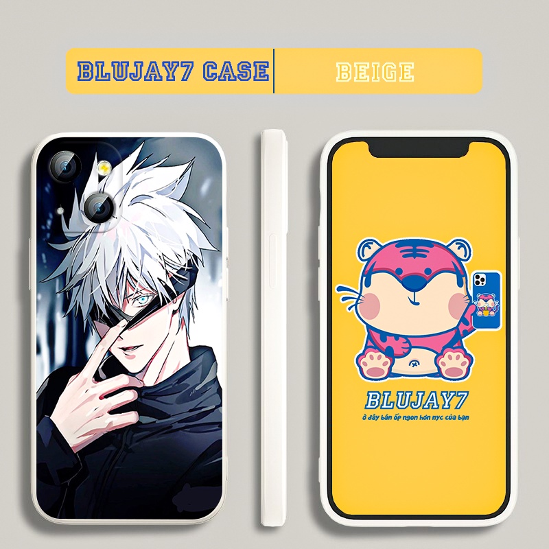 Ốp dt cạnh vuông Gojo Satoru bỏ bịt mắt Blujay7 cho Iphone 7/7Plus/8/8Plus/X/Xs/Xs Max/11/11 Promax/13/13 BLUJGJO0040