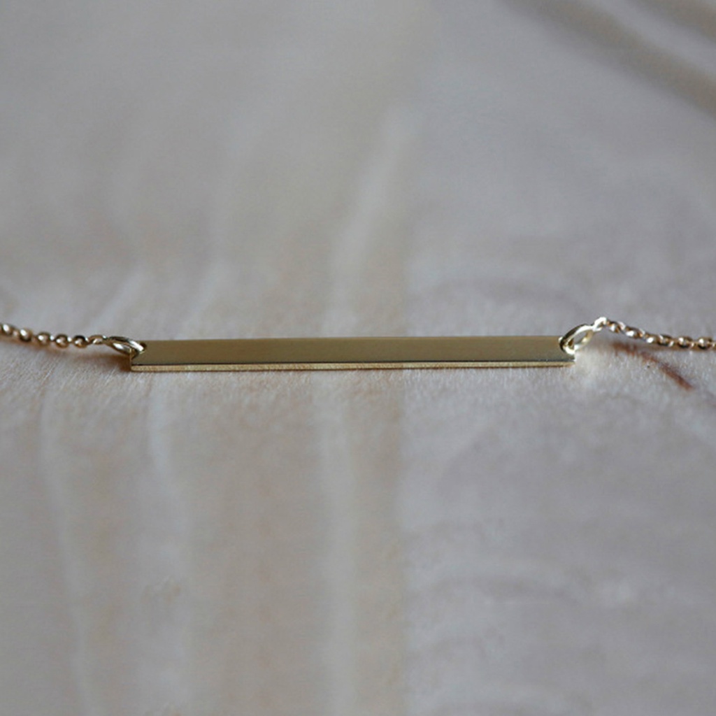 Vòng tay kim loại thiết kế đơn giản thời trang cho bạn nữ