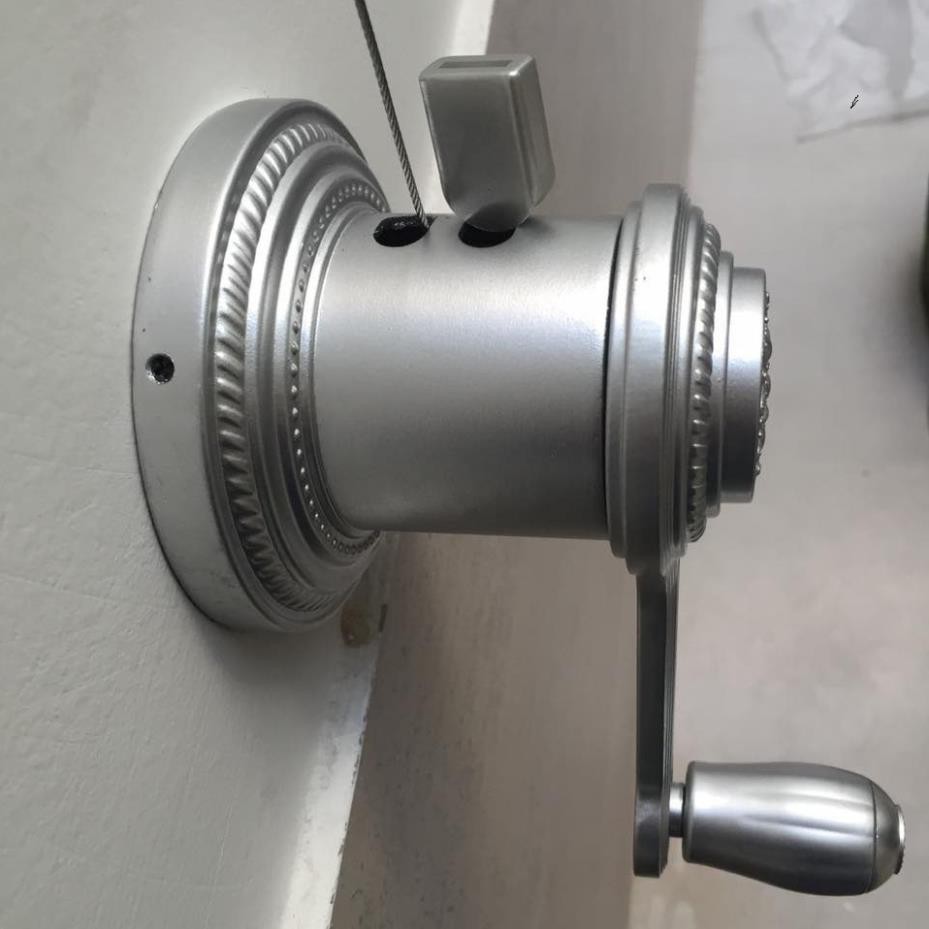 Bộ tời giàn phơi thông minh Hòa Phát KS950, Bộ củ cuốn cáp giàn phơi quần áo