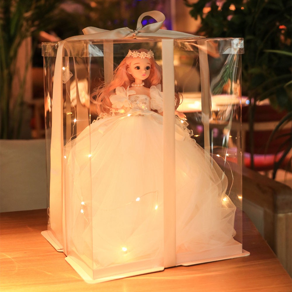 ❈▧▽Trẻ em Barbie Công chúa Đồ chơi Cô gái Mô phỏng Búp bê Lớn Cô gái Quà tặng Sinh nhật Cô gái Ăn mặc