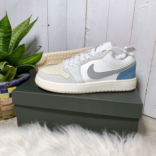 Giày Sneaker nam nữ êm jd1-low- trắng be êm nhẹ Fullbox 711