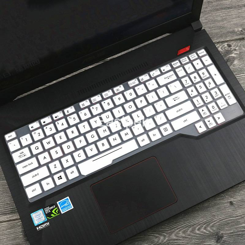 Miếng dán bảo vệ bàn phím máy tính ASUS ROG STRIX HERO II GL504G GL504GM GL504GS 15.6'' bằng silicon