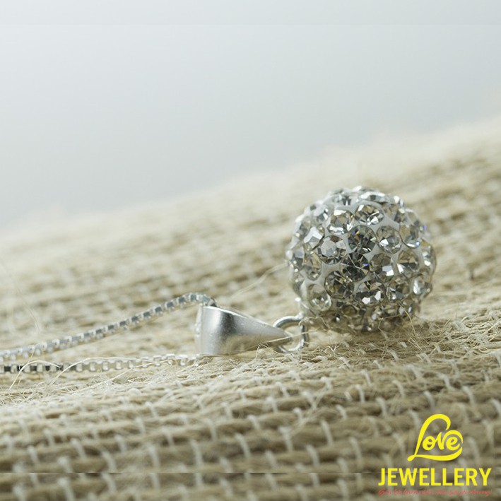 Vòng Cổ Bạc, Dây Chuyền Bạc TNC JEWELLERY Bồ Công Anh Đính Đá Sang Trọng