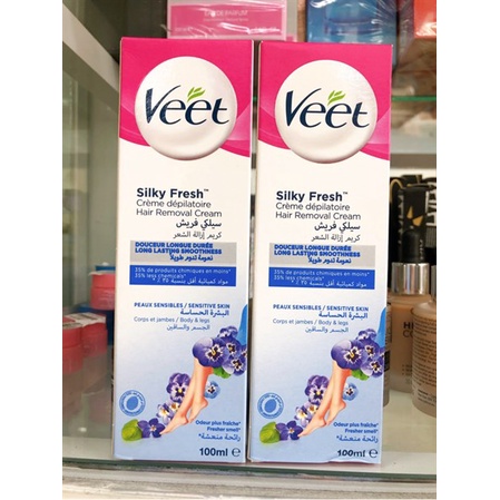 Kem tẩy lông Veet (màu hồng) 100ml chính hãng của Pháp