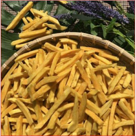 ( video ) khoai lang vàng sấy khô 300 gram_tinhhoatrathaomoc