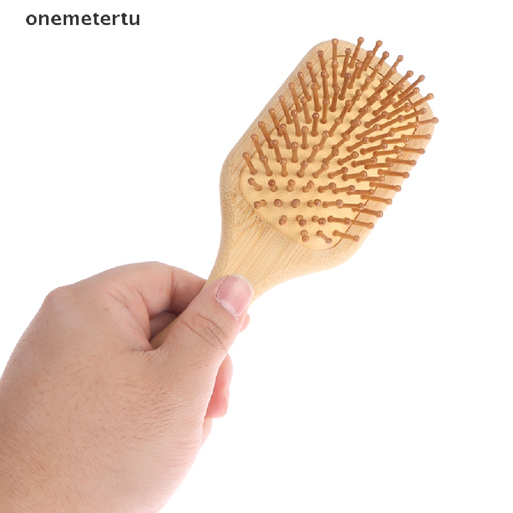 Lược Chải Tóc Đệm Khí Bằng Tre Massage Da Đầu An Toàn Cho Sức Khỏe