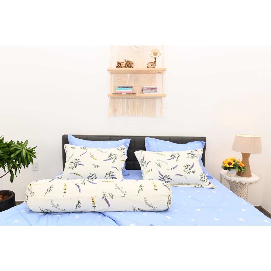 Bộ drap, áo gối kèm mền NIN Calisto - CT220010 (kèm mền chần)