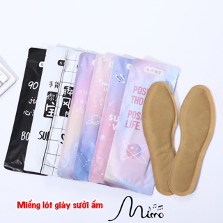 Cặp đế lót giày sưởi ấm đôi bàn chân