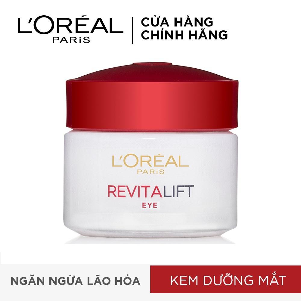 KEM DƯỠNG MẮT LOREAL LÀM SĂN CHẮC, CHỐNG NHĂN MẮT DERMO EXPERTISE REVITALIFT EYE CREAM 15ML CHÍNH HÃNG - 7204