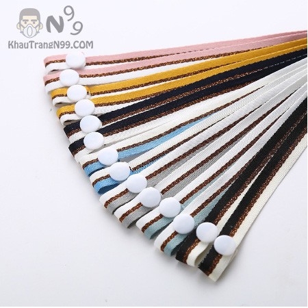Dây đeo khẩu trang Hàn Quốc chống thất lạc 2 màu - có kim tuyến | BigBuy360 - bigbuy360.vn