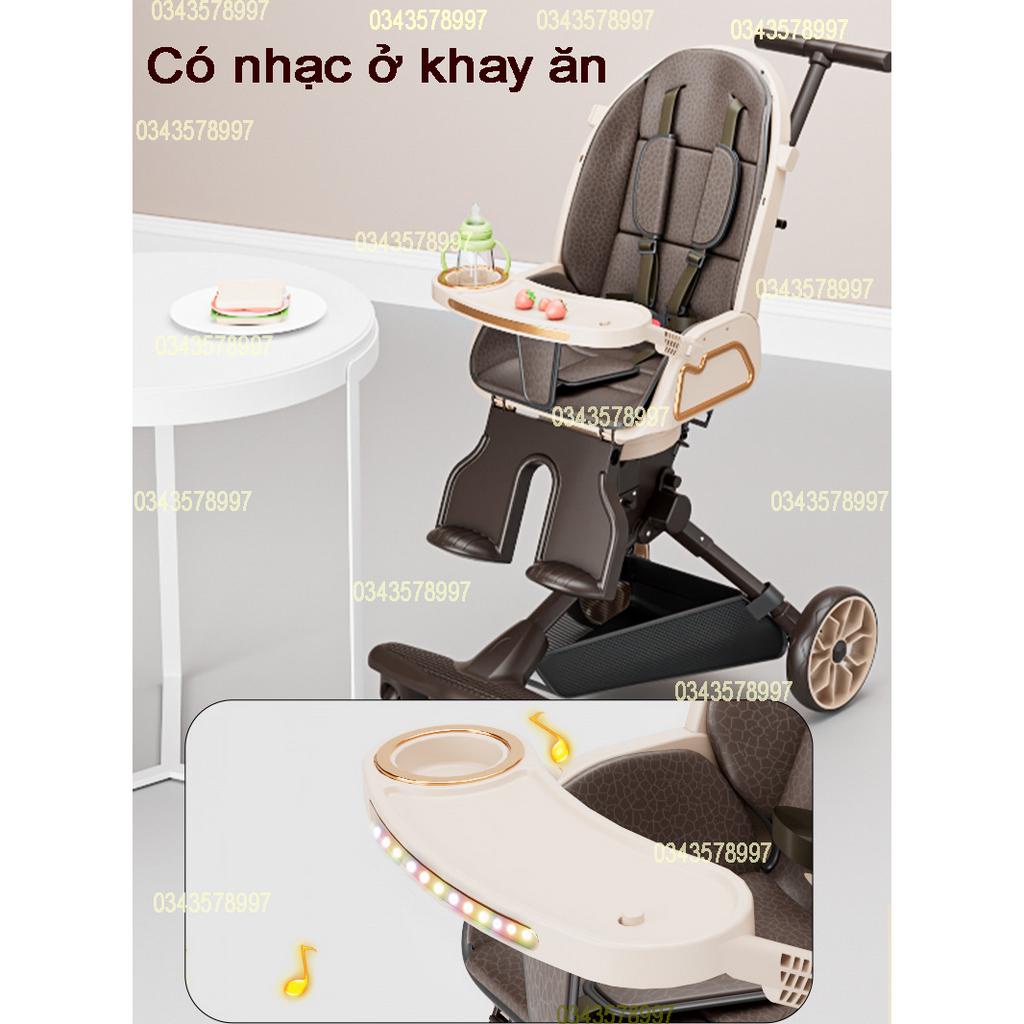Xe Đẩy V9 Baobaohao Cho Bé Du Lịch Gấp Gọn 2 Chiều