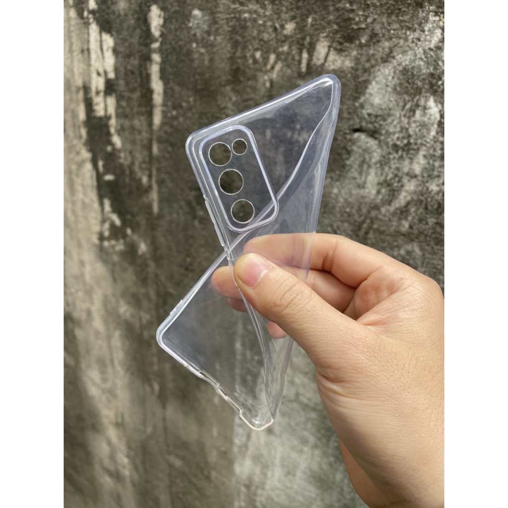 Ốp lưng silicon Gor cho Samsung Galaxy S20 Fe siêu mỏng, có gờ cao bảo vệ camera