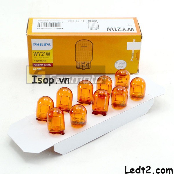 [LEDT2 ISOP] Đèn Halogen Philips lắp Xi nhan[Số lượng: 1 cái]