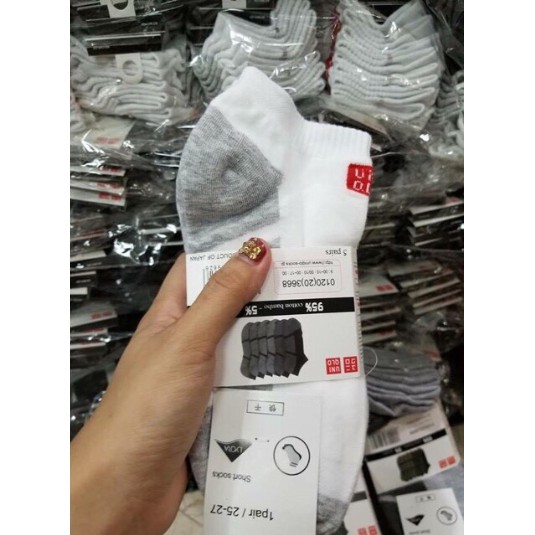 Set 5 Đôi Tất Nam Khử Mùi Hiệu Uniquilo