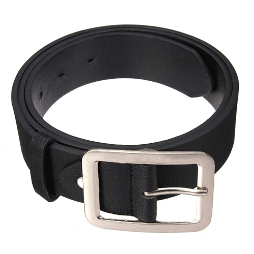 Thắt lưng giả da màu trơn khoá cài thời trang cho nam