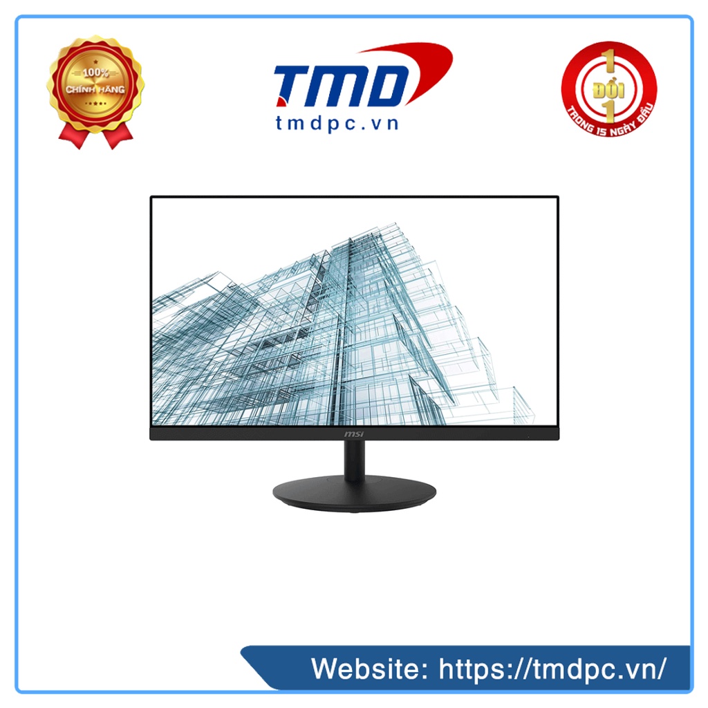 Màn hình MSI Pro MP242 (23.8inch/FHD/IPS/75Hz/5ms/250nits/HDMI+Dsub+Audio) - Hàng chính hãng, bảo hành 24 tháng