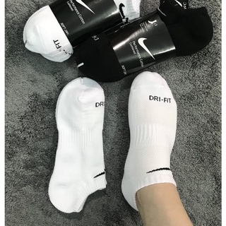 Tất vớ nam nữ thể thao Nike Drifit cổ ngắn xuất dư xịn êm chân thấm hút mồ hôi phù hợp đá banh, tập gym, chạy bộ