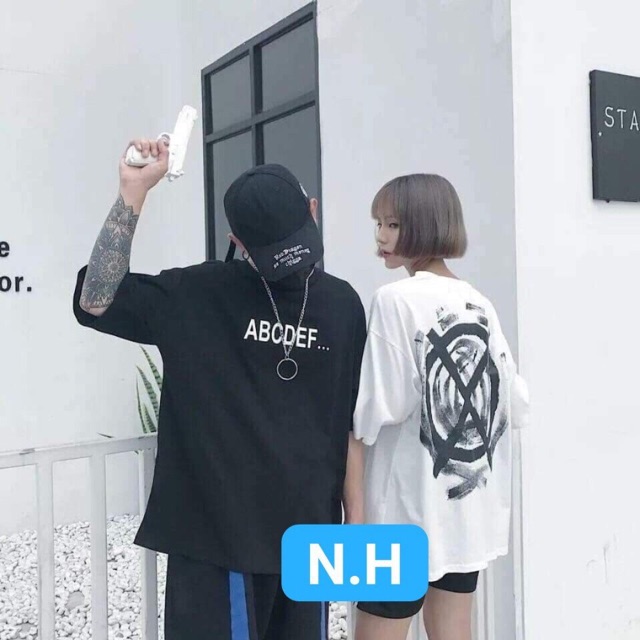 Áo phông dấu đan nam nữ fom to rộng chất cooton đẹp M1❗️❗️❗️ | BigBuy360 - bigbuy360.vn