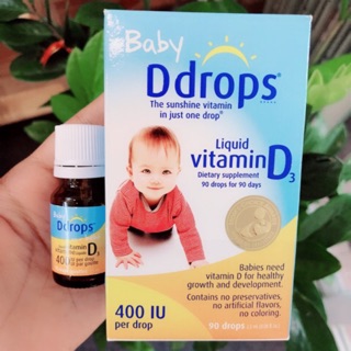 Vitamin D3 Drops cho bé từ sơ sinh
