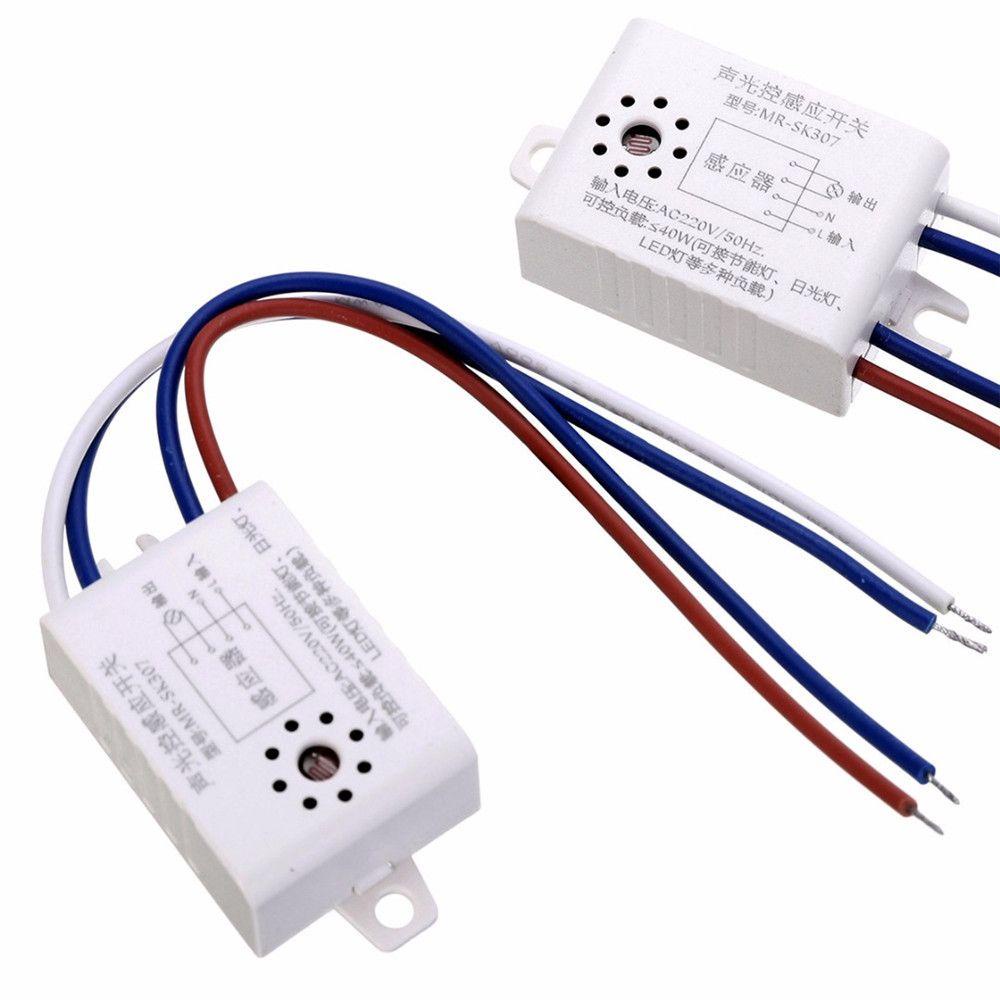 Công Tắc Đèn Cảm Biến Âm Thanh AC 220V 50Hz Chất Lượng Cao