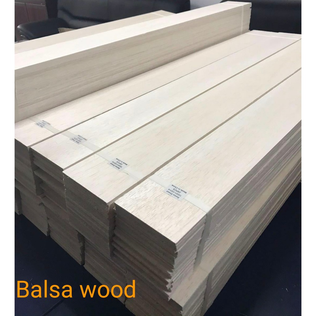 50 tấm Gỗ balsa siêu nhẹ 2.0mmx100mmx500mm