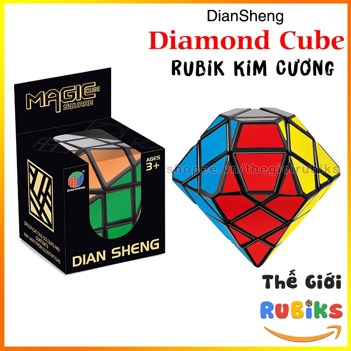 Rubik biến thể  DianSheng  3x3 Cube Rubic Viên Kim Cương Siêu Khó Đồ Chơi Giáo Dục Trí Tuệ Thông Minh Giải Trí