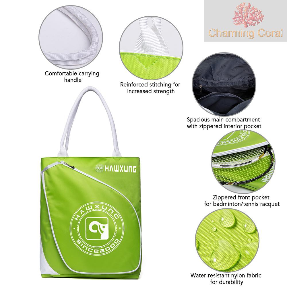 CTOY Travel Tennis Tote Outdoor Sports Tennis Badminton Racquet Tote Handbag for Men Women