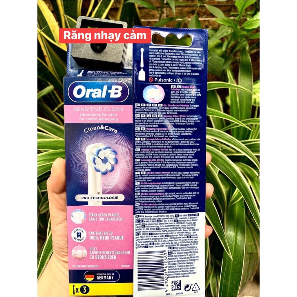 SET ĐẦU BÀN CHẢI ĐIỆN ORAL B - Đức