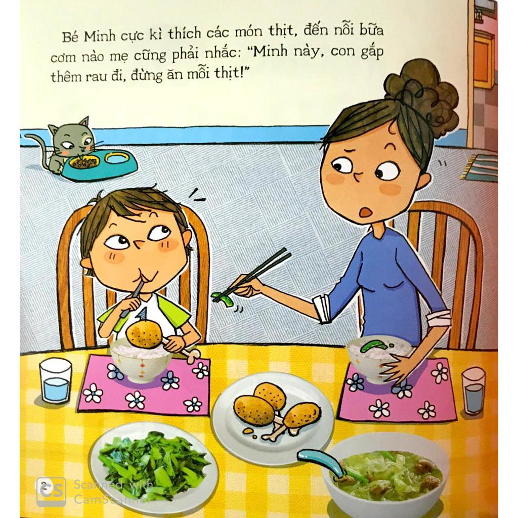 Sách Bé Khoẻ Mỗi Ngày: Nếu Không Ăn Rau Thì Sao?