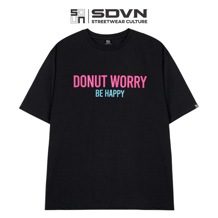 Áo Thun Unisex Nam Nữ Form Rộng Local Brand SDVN Donut Worry