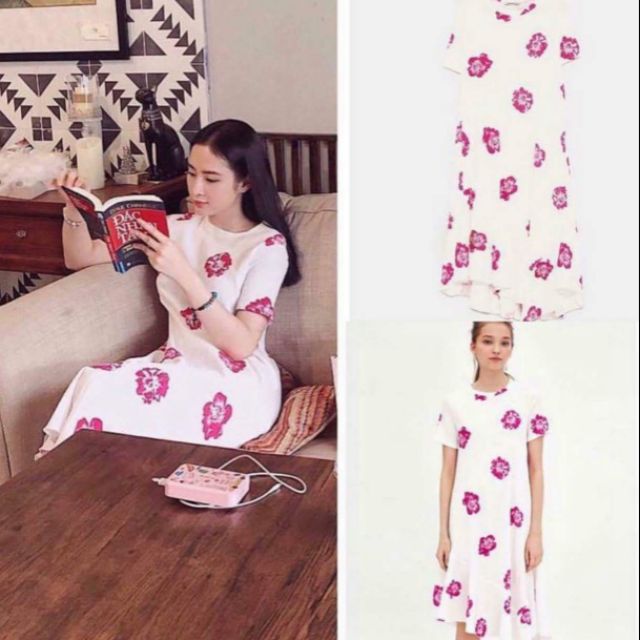 Váy Zara hoa xinh