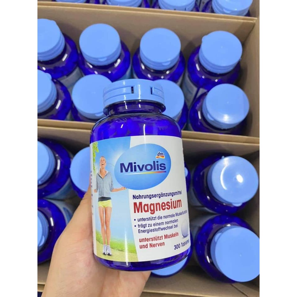 Viên uống Mivolis Magnesium lọ 300 viên