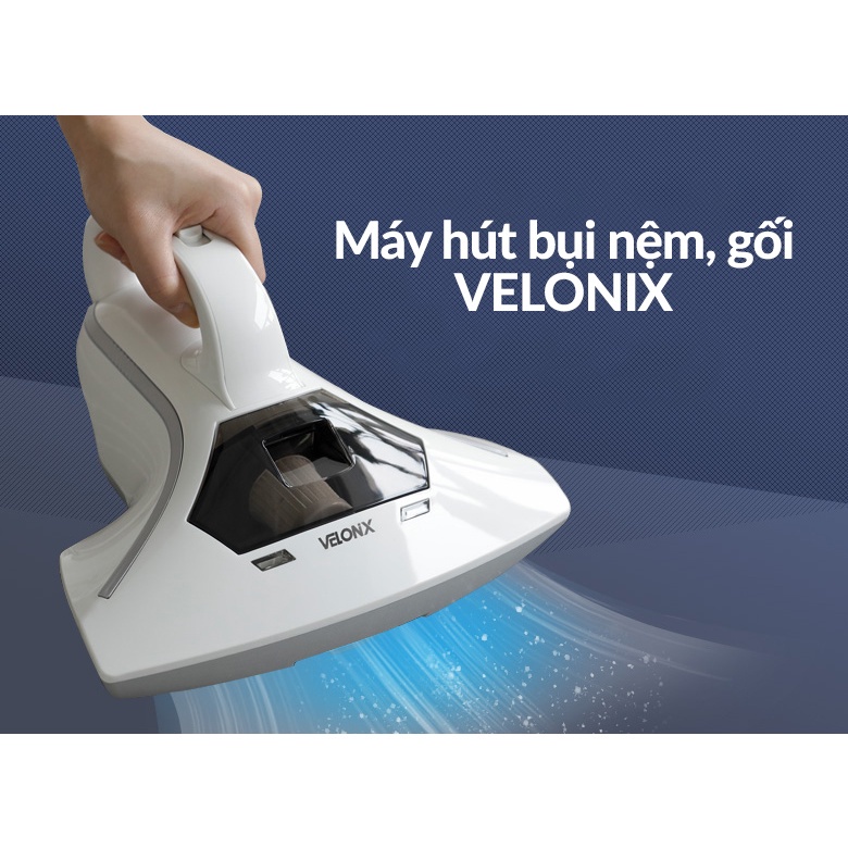 [Mã ELHA22 giảm 6% đơn 300K] Máy hút bụi nệm VELONIX - Hút bụi giường đệm khử trùng UV- hãng VELONIX v