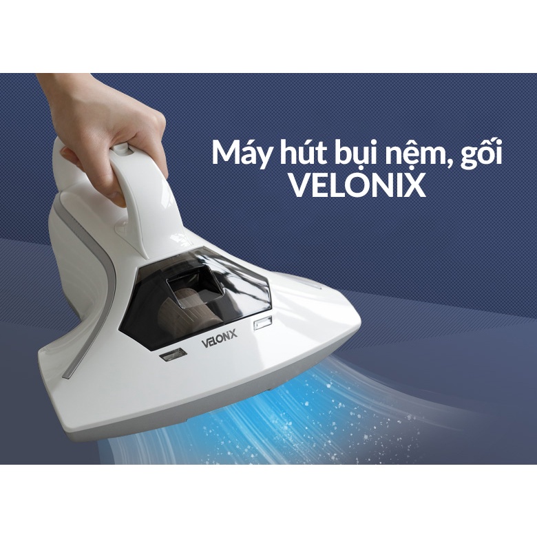 Máy hút bụi nệm VELONIX màu trắng