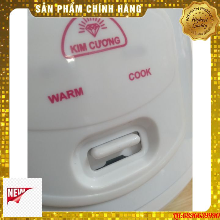 Nồi cơm điện KIM CƯƠNG nắp rời cao cấp bền đẹp an toàn 2.8L