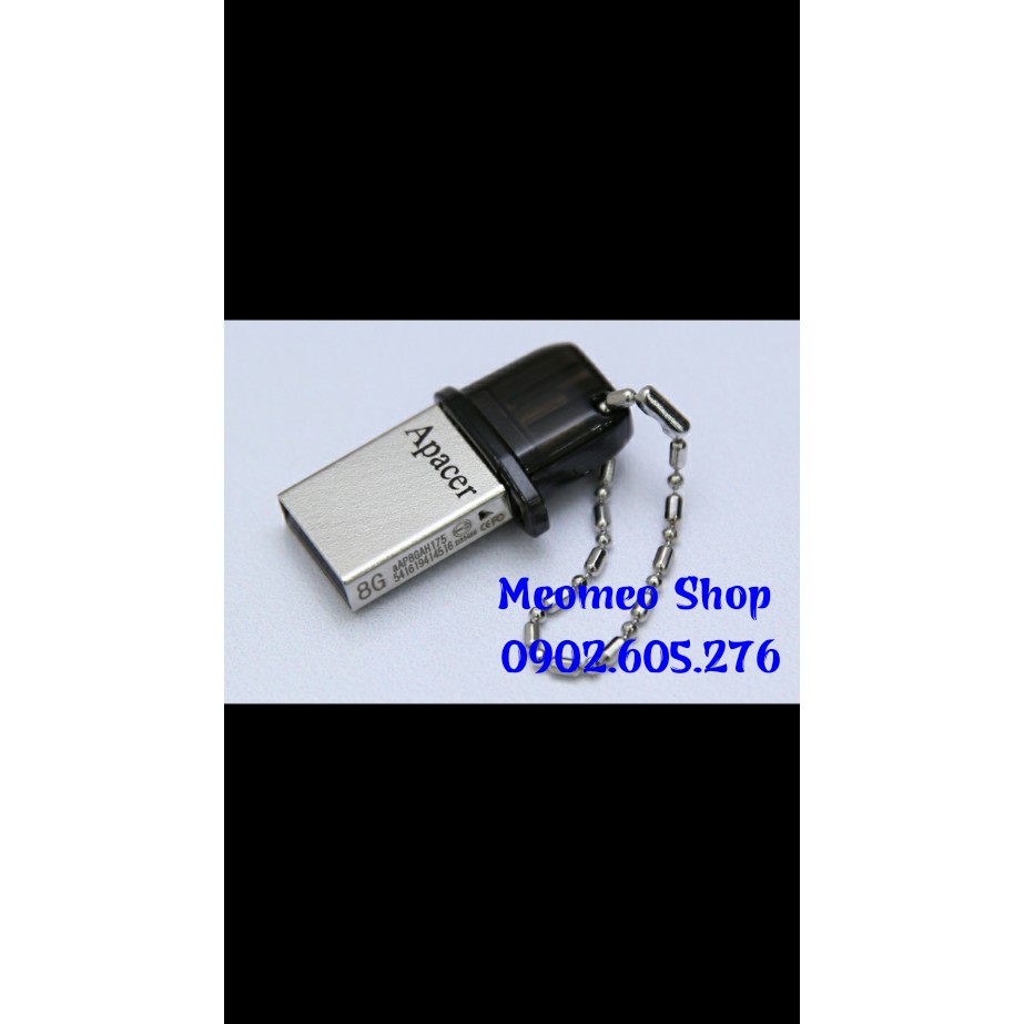 USB OTG 2.0 8 GB Apacer AH175 GIAO TIẾP THÔNG MINH