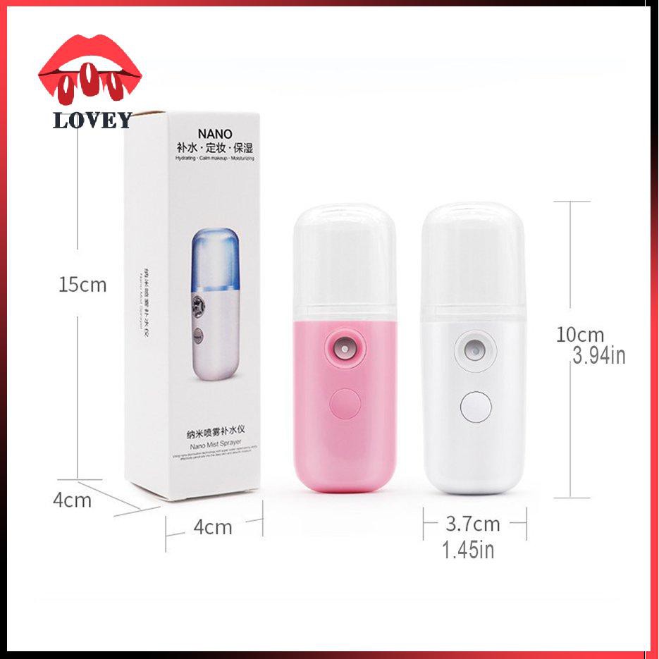 Máy phun sương xông hơi mặt cầm tay, máy phun hơi nước mini giữ ẩm da Nano