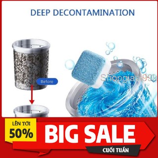 10 Viên tẩy rửa vệ sinh lồng máy giặt diệt khuẩn khử trùng GÍA SỐC [SALE OFF 50%]