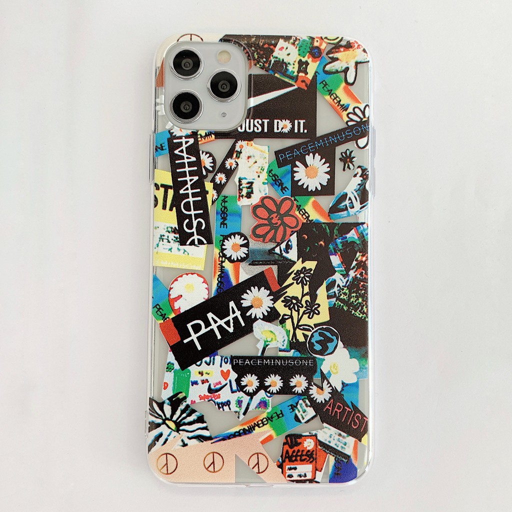 Ốp iphone - Ốp lưng silicon Peaceminusone