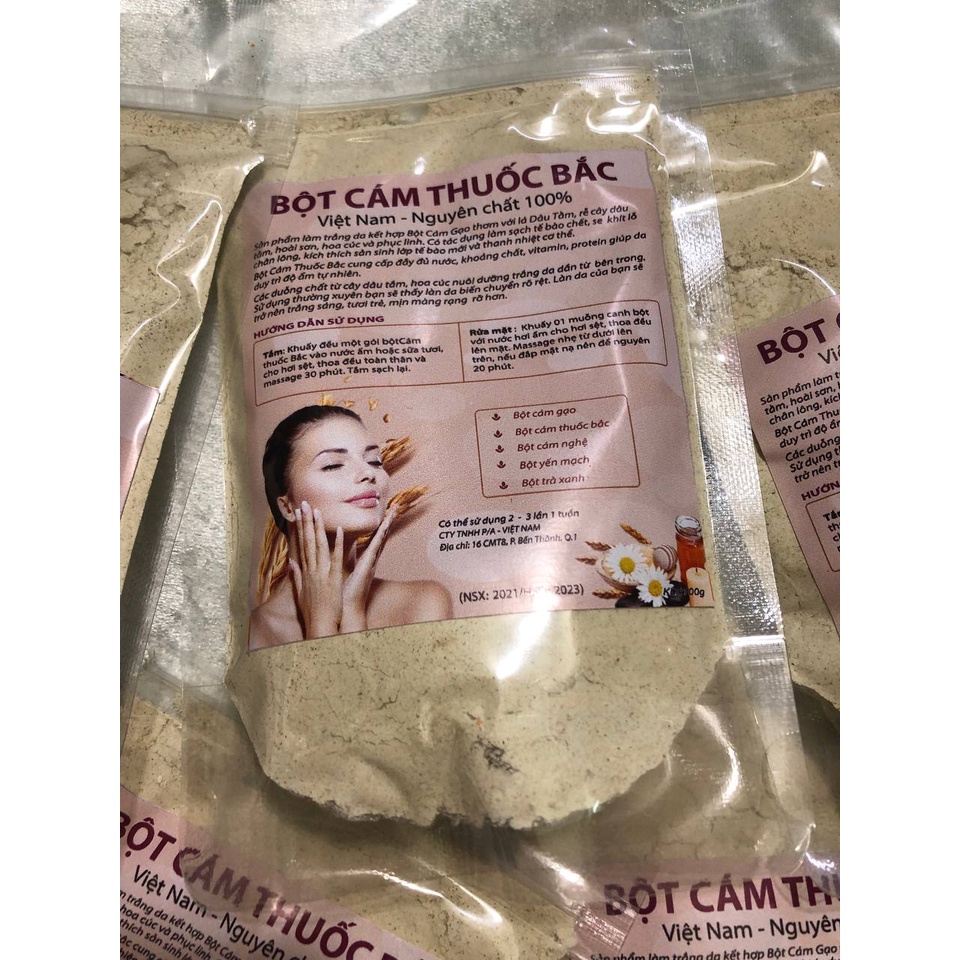 Bột đắp mặt nạ thuôc bắc 100g