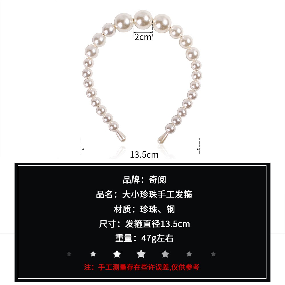 Băng đô ngọc trai thời trang thanh lịch B141B