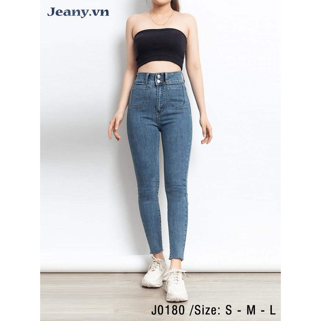 Quần Jean Skinny Lưng Siêu Cao J0180